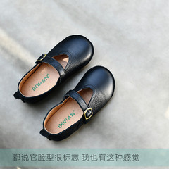 兒童復古皮鞋女童韓版公主鞋學院真皮春秋款單鞋韓版皮鞋寶寶鞋軟