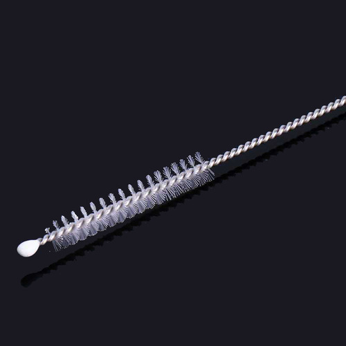 304 stainless steel guide bristle siphon brush, baby bottle nylon test tube brush, cleaning brush, 175MM
