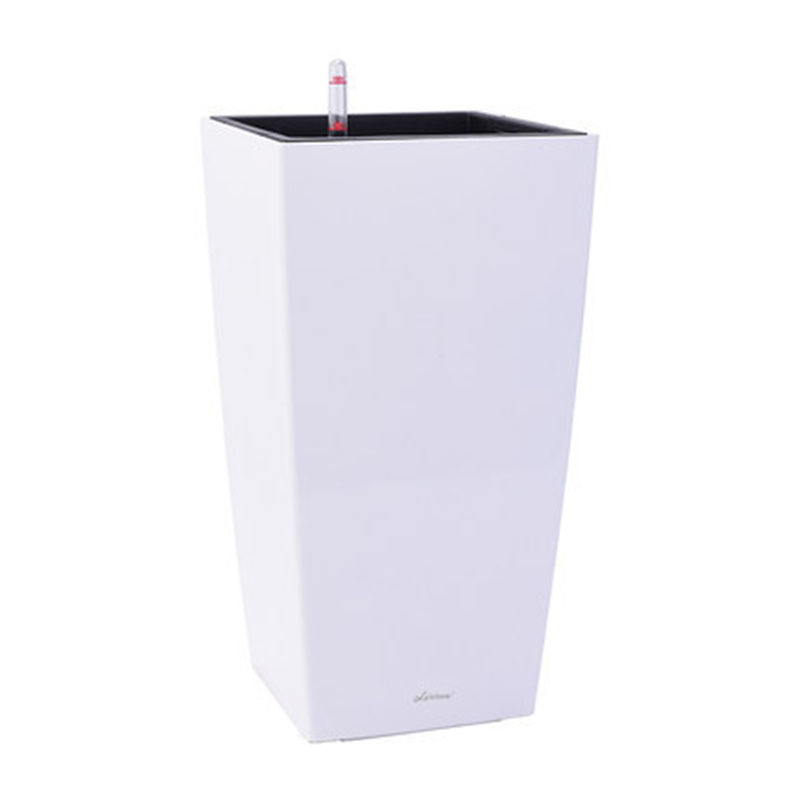 Laizhixiu perezoso maceta cuadrado grande pintura de piso de alta pierna olla auto-absorbente perezoso maceta al por mayor