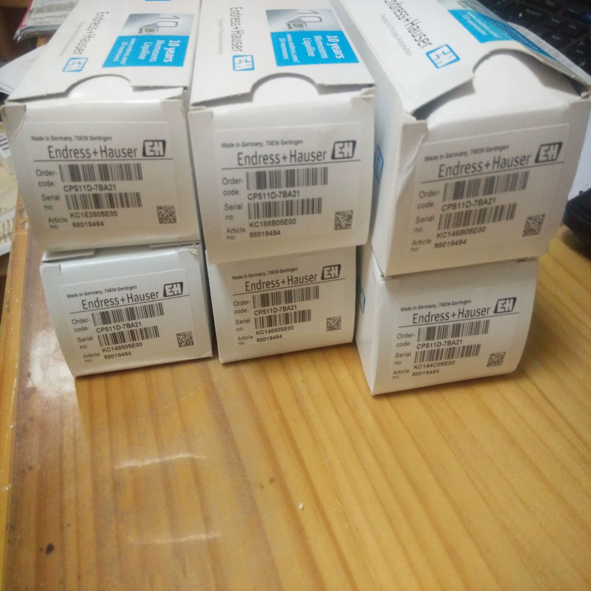 Endshouse E + H CPS471 низкотемпературный электрод PH онлайн Обнаружение Цифровой зонд