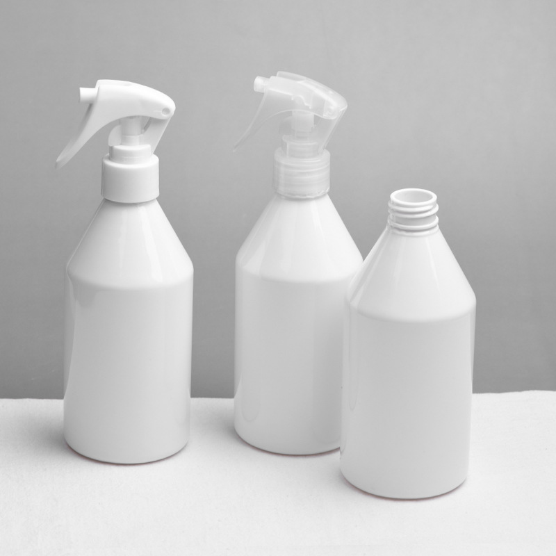 300ml毫升园艺锥形小老鼠喷雾瓶PET消毒液分装瓶手扣式包装瓶酒精