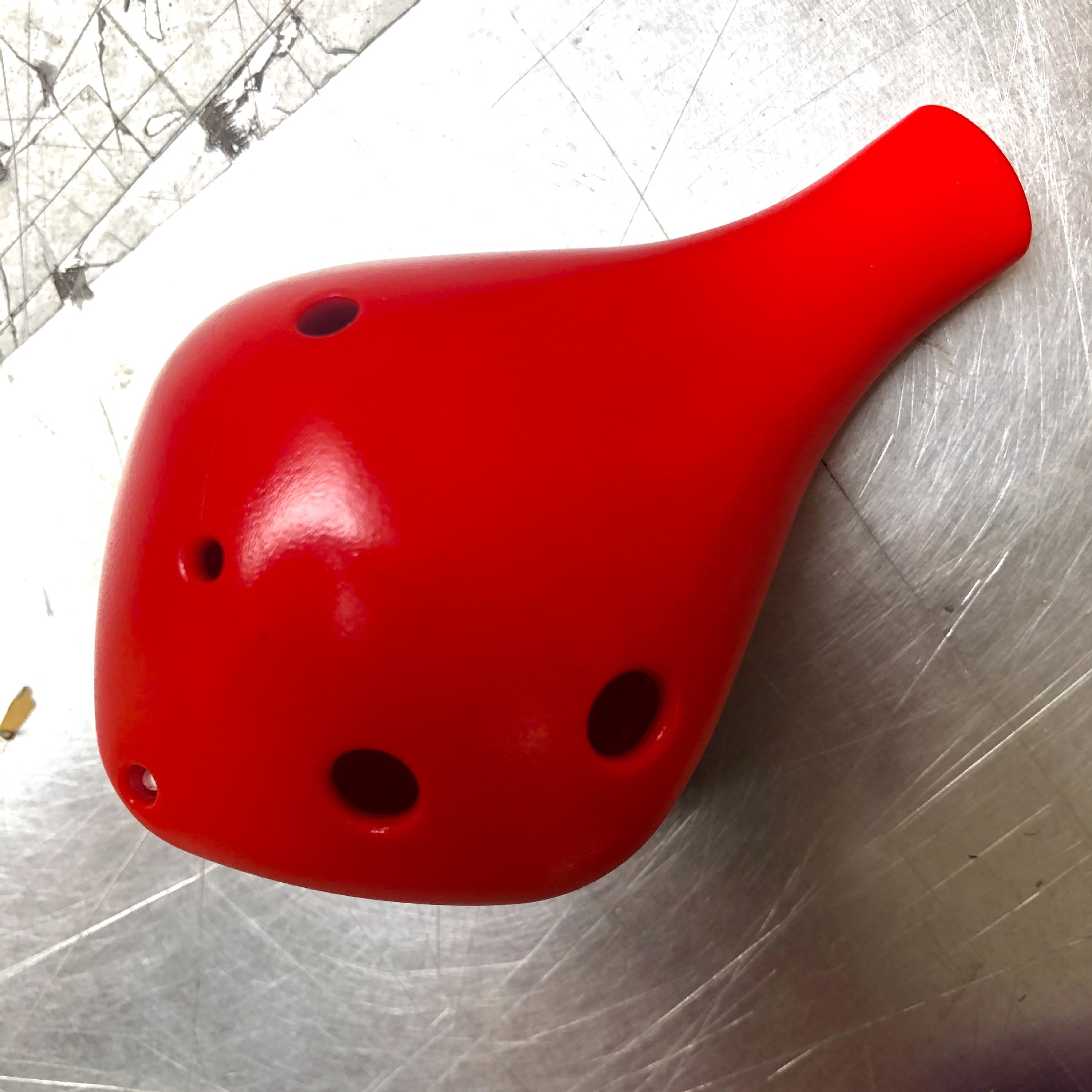 Seis agujeros Ocarina Alto agudos de plástico AC entrada de estudiantes Ocarina 6 hoyos Alto AC tuning Ocarina fábrica al por mayor