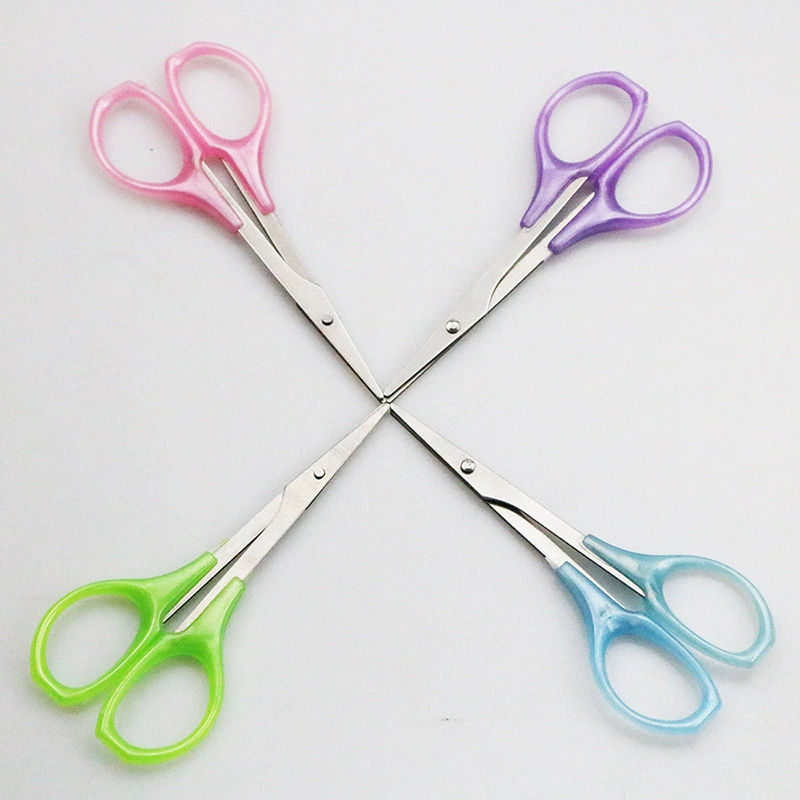 Пластиковые ножницы Apple красоты ножницы из нержавеющей стали триммер для бровей ножницы для волос в носу маленькие ножницы