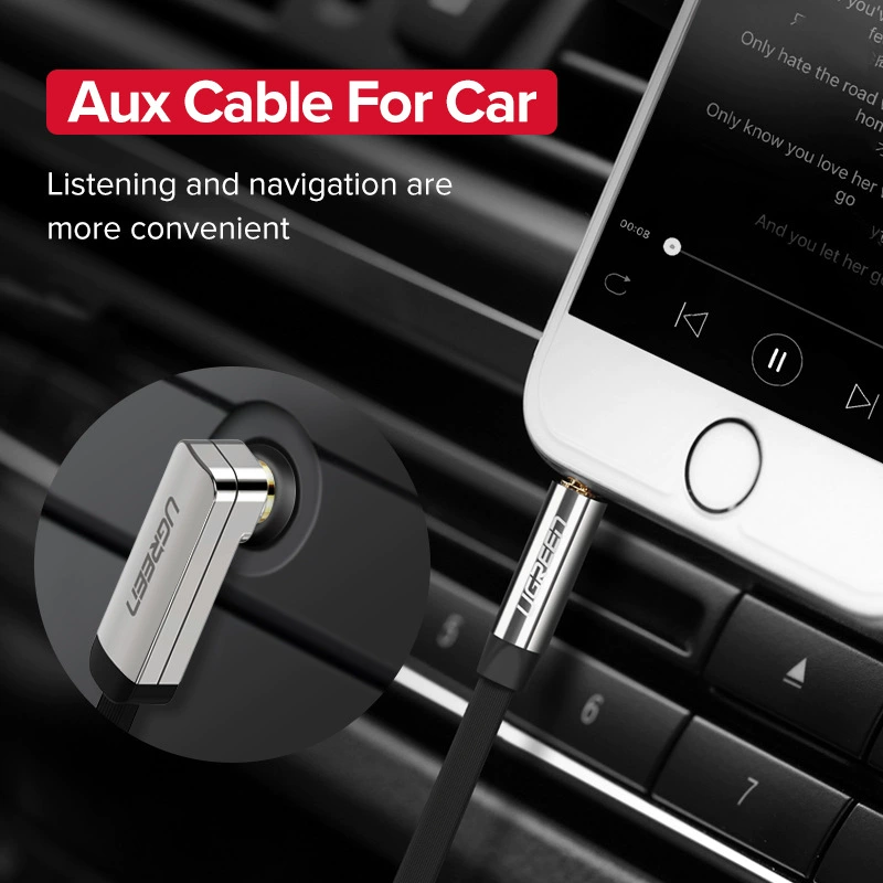 Ugreen Aux Cable Jack 3.5mm Audio Cable 3.5 MM Jack Speaker