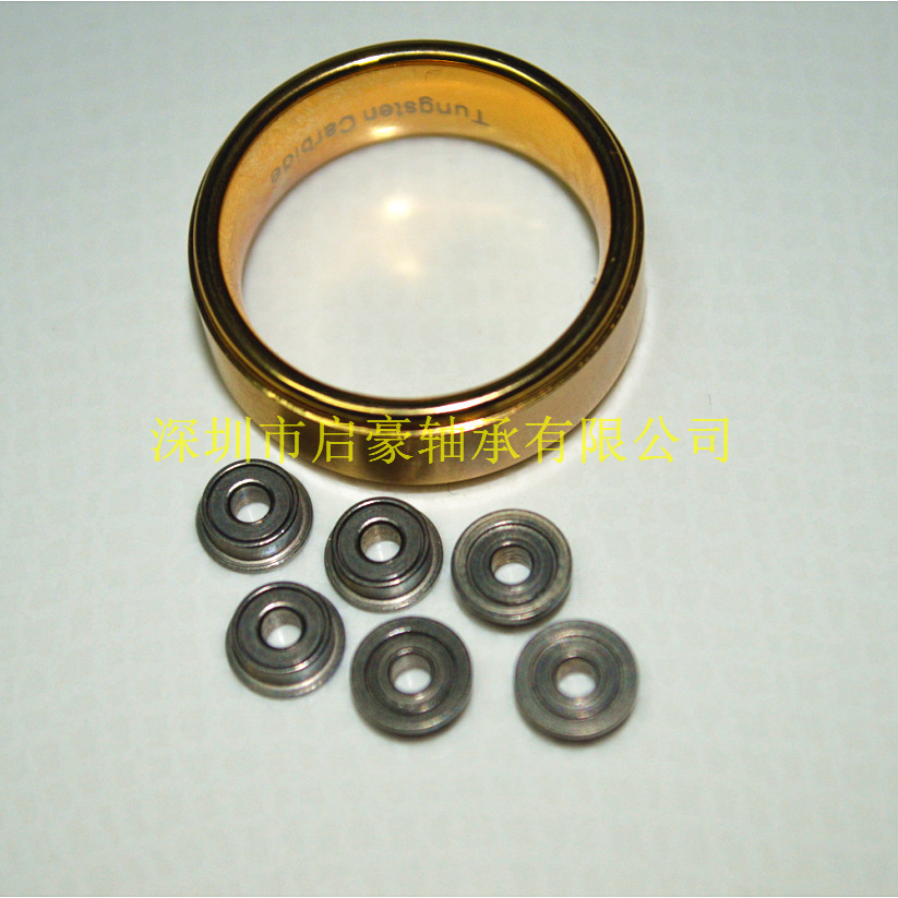 厂家直销F682XZZ台阶轴承 2.5x6x2.6挡边轴承 法兰直径Φ7.1MM