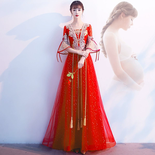 Red, long