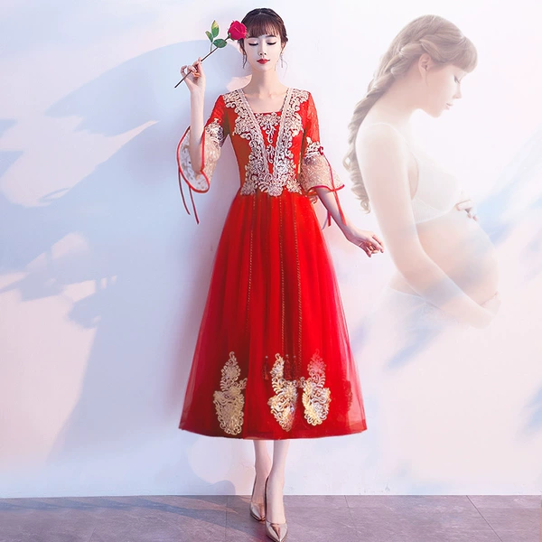 Red, long, mid-length