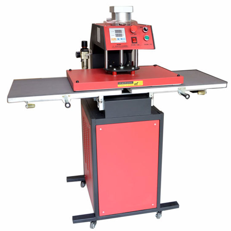 广州欧美气动双工位烫画机 40X60双工位烫画机半自动烫画机厂家