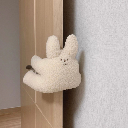 ins children's anti-pinch safety door card internet celebrity cute woolen bear door card children's room decoration protective supplies