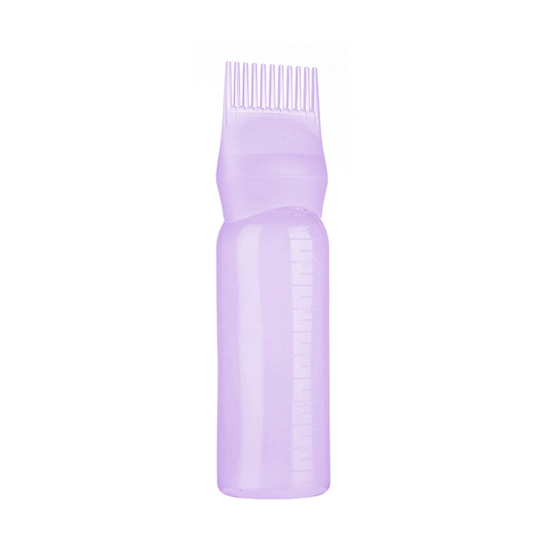 Hairdressing Applicator Bottle with Comb Tip, Multi-Color Options, Compact Salon Tool