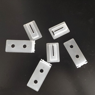 Plastic slide buckle paper shelf connector plastic accessories two-hole slide slot child and mother connector paper shelf plastic slide buckle