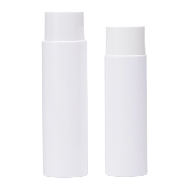150ml blanco grueso tapa giratoria pura botella de rocío 200mlpet botella de tóner de plástico sub-botella Xumin embalaje