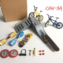 合金迷你自行车模型造型创意滑板车工具备用轮套装亚马逊玩具热卖