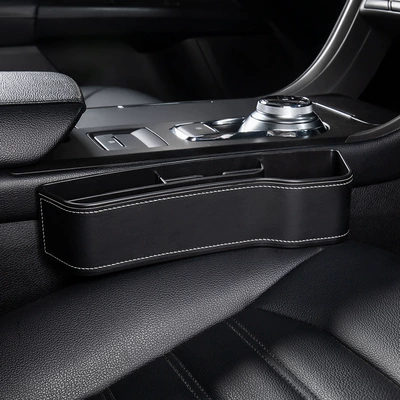 Car Gap Storage Box Car Car storage bag/box - seat-gap-box-leather-style-black-passenger-28105165