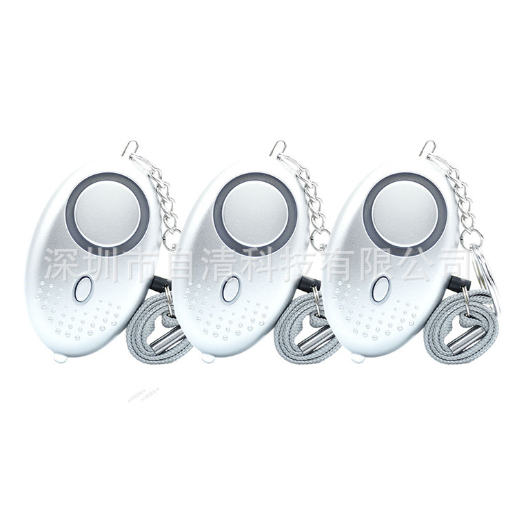 Alarma Personal de Bolsillo Alto Decibelio 130-135 dB Con Luz LED para Autodefensa