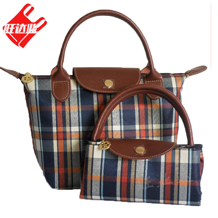 厂家生产拉链折叠满版印花牛津布袋 礼品手提购物袋 来样印