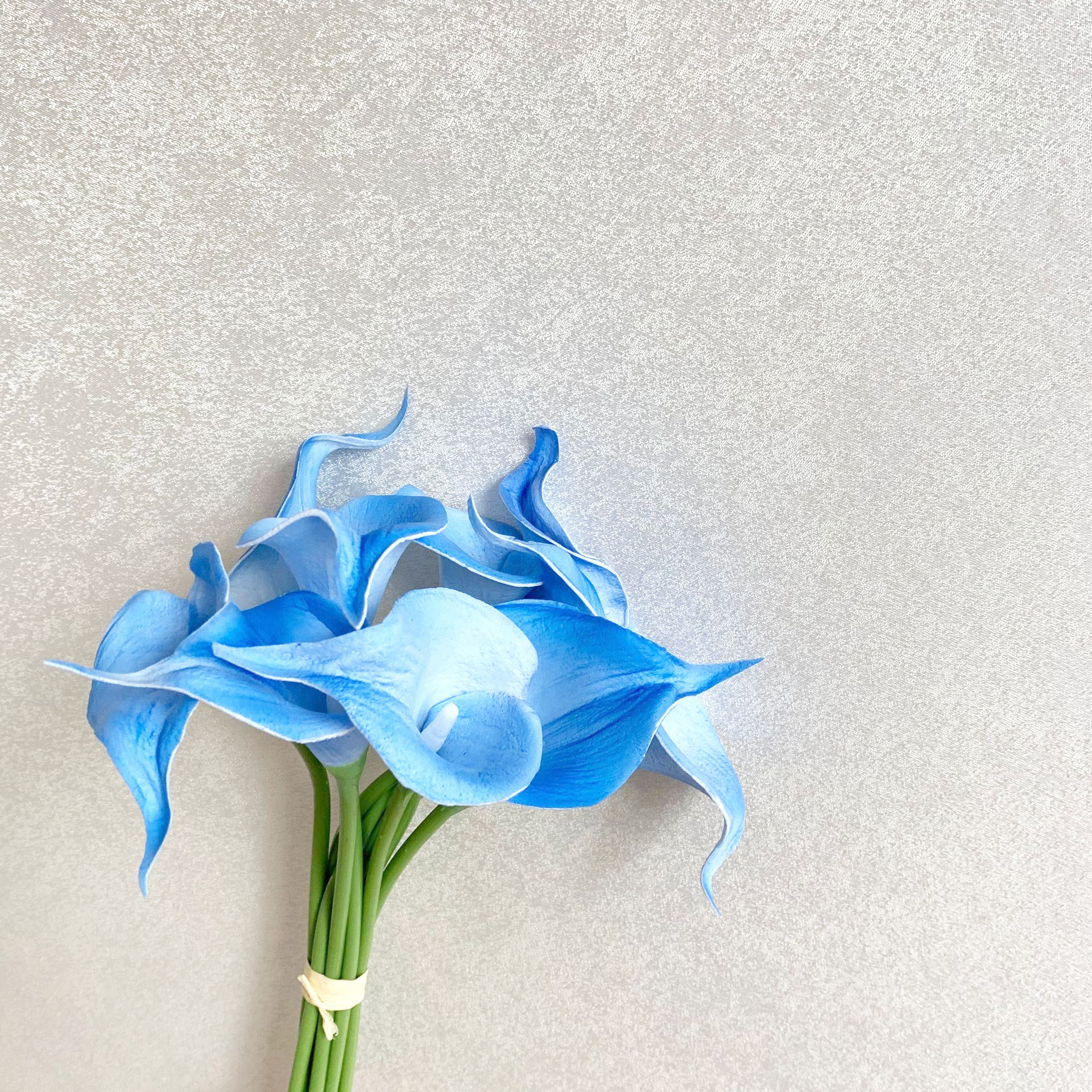 Flor artificial pu sentir Calla Lily Sala decoración del hogar diseño hogar a juego novia celebración flor