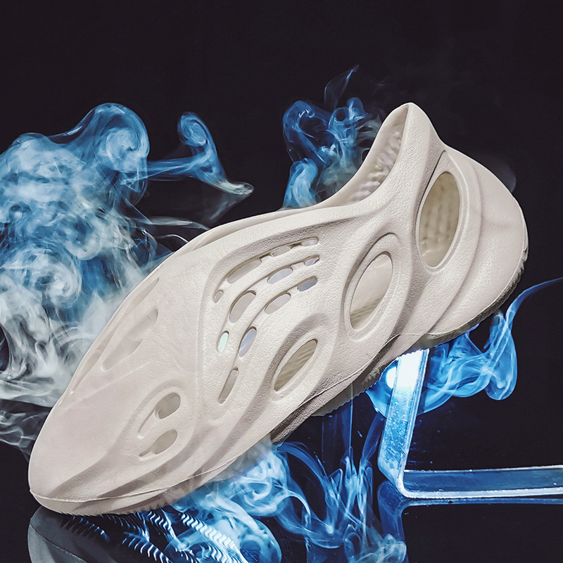 2025 verano nuevo estilo coco Baotou zapatos con agujeros gran tamaño playa gran tamaño comercio exterior Eva pareja sandalias al por mayor