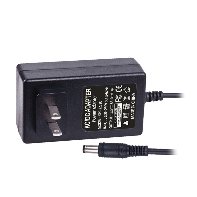 12V3A Power Adapter Led Light Strip Monitor Massage Chair Tv Monitor Charging Cable 3000Ma