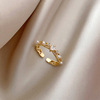 Tide, small design fashionable ring, advanced jewelry, light luxury style, high-quality style, on index finger