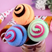 Полотенце для торта двухцветное мороженое, детский подарок на День Святого Валентина, свадебное креативное полотенце, рекламная деятельность оптом