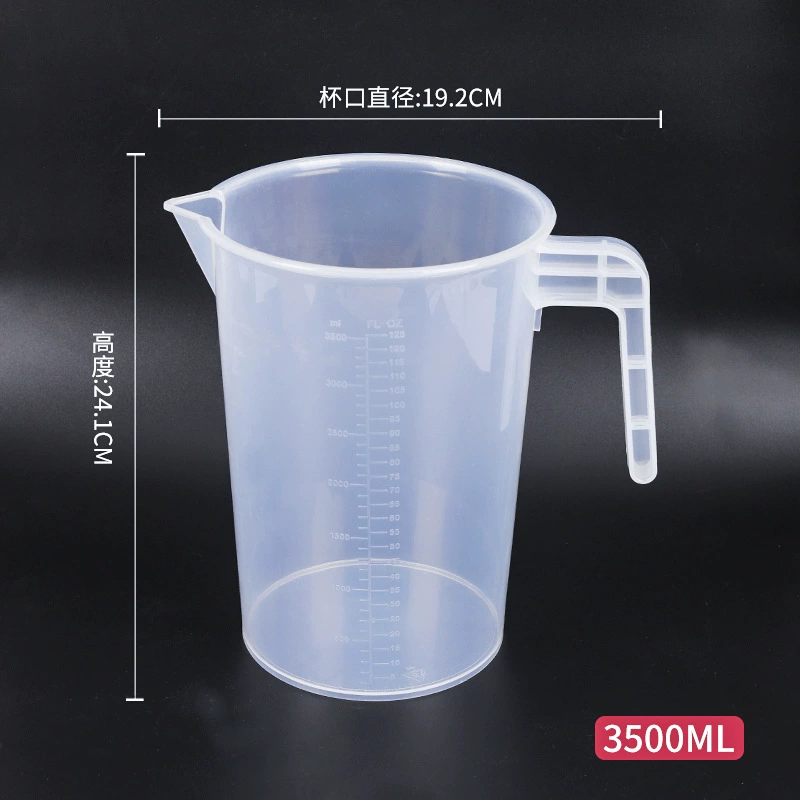 Measuring cup scaled, plastic measuring cylinder, 1000 ml, 5000 ml