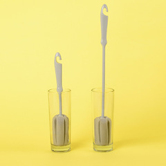 T2446 long handle sponge cup cleaning brush, long handle bottle brush, cleaning sponge brush for cleaning water cups