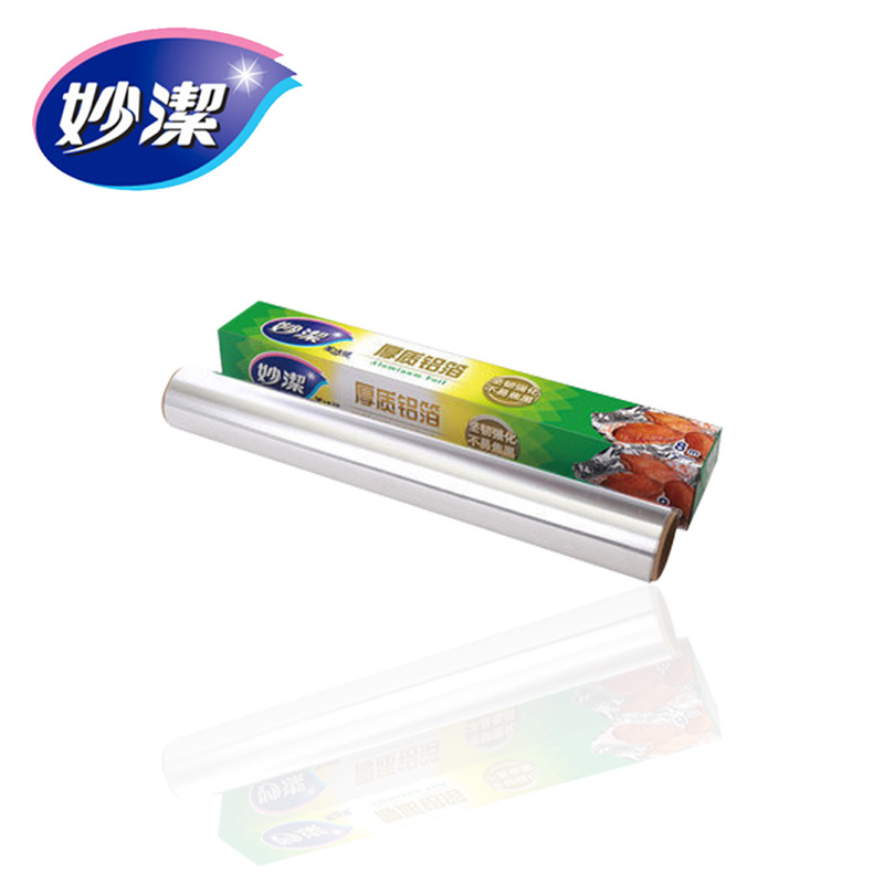 Miaojie Meijie can be made of excellent thick aluminum foil thickened tin foil 8 m boxed barbecue oven baking is not easy to scorch