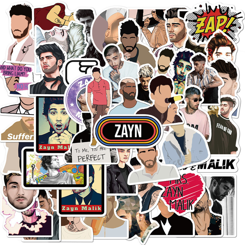 Singer Zayn Malik Zayn Malik graffiti stickers notebook helmet skateboard decoration stickers foreign trade