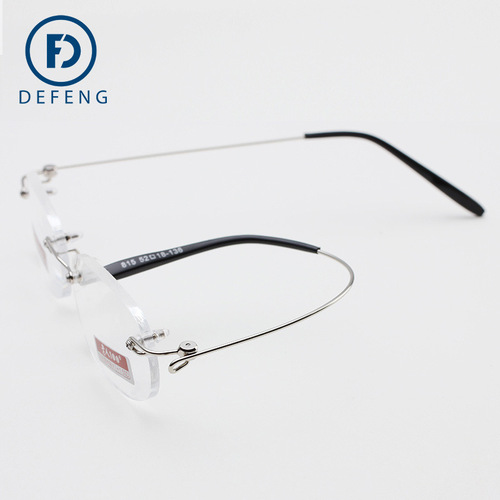 Old Man 100 Reading Glasses Brand, Lightweight, Frameless, Memory Fashion, Suitable for Men and Women, Factory Wholesale