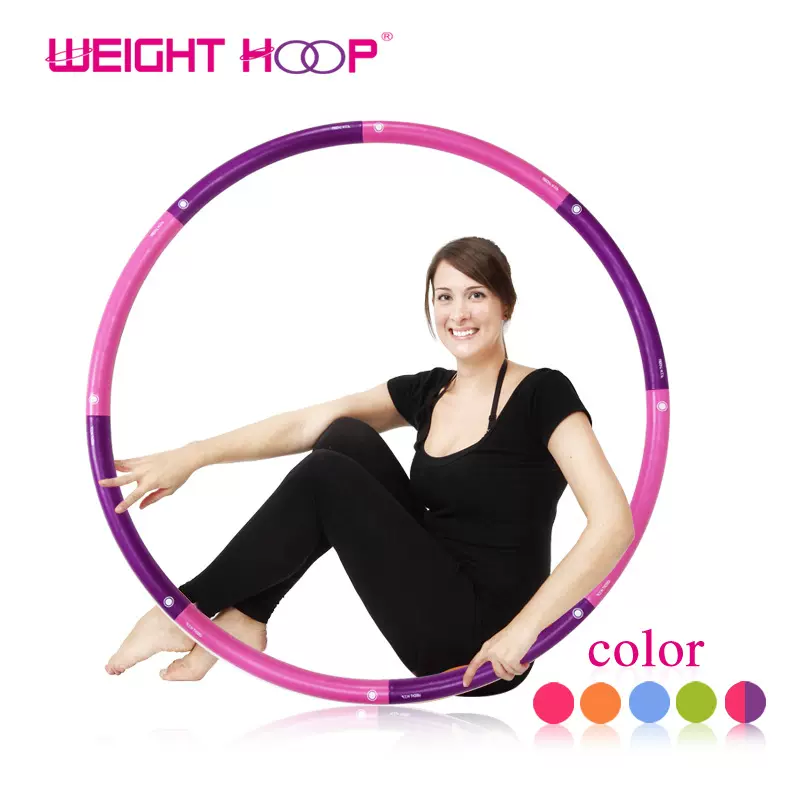 Weight Hoop舒适型健身呼啦圈加重超重发2.3KG高弹性泡棉一件代发
