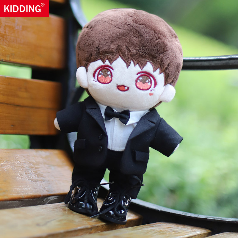 En stock estilo de la celebridad a rayas camiseta ropa pantalones 20cm traje 20cm muñeca ropa Exo muñeca