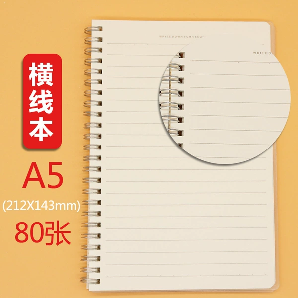 A5, в линейку