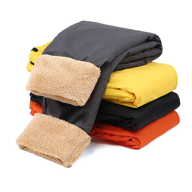 Children's Rush Pants Boys and Girls Lamb Velvet Thickened Warm Windproof Waterproof Climbing Ski Pants Big Children's Outdoor Pants Children's Rush Pants Boys and Girls Lamb Velvet Thickened Warm Windproof Waterproof Climbing Ski Pants Big Children's Outdoor Pants