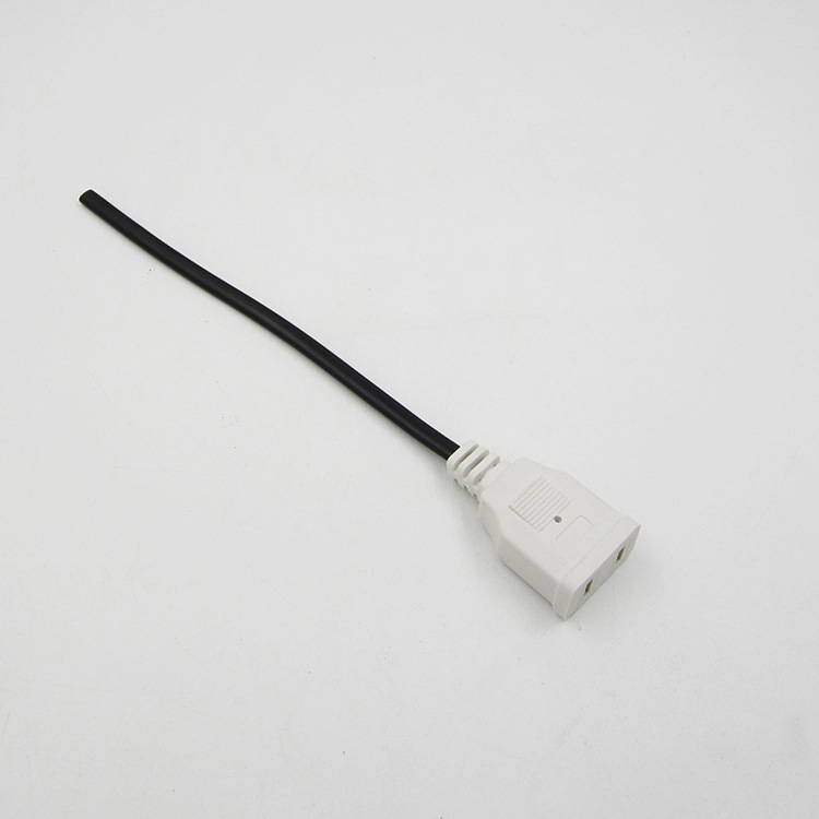 Enchufe hembra con cable dos enchufe hembra cable caja de monitoreo de seguridad cable de alimentación monitoreo cable de extensión Cable de enchufe hembra