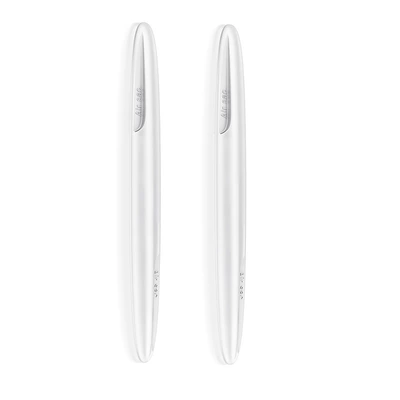 Car Door Anti-collision Strip Door Anti-collision Sticker Door Frontier Scratch Anti-scratch Anti-knock Rubber Strip Car Body Decoration Supplies (Qapı və bamper qoruyucu zolaqlar) - white-2-pack