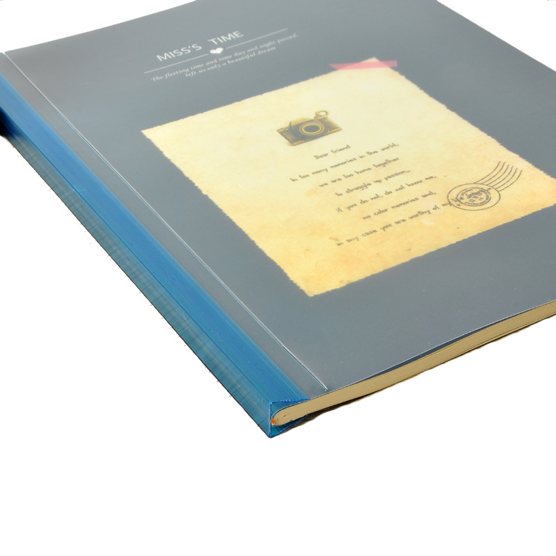 A4透明細棒厚型引き出し式クリップ単色薄型引き出し式ファイルフォルダオフィス資料レポート引き出し式クリップ卸売