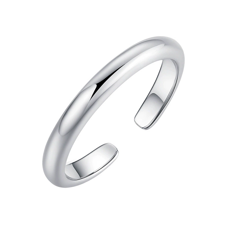 Adjustable Toe Ring, European Style, Open Band, Plated Finish, 3 Colors (White/Gold/Pink)