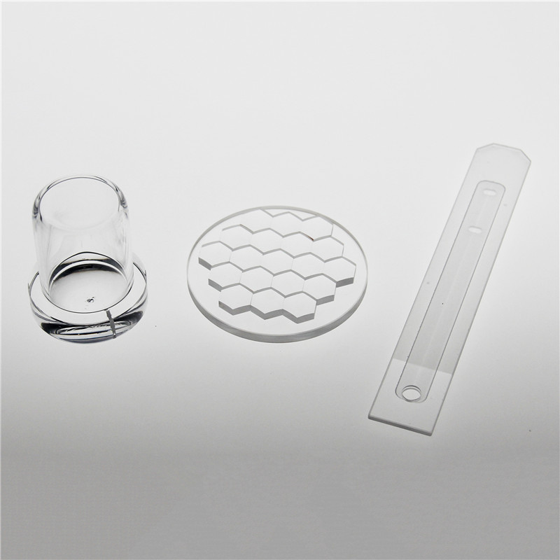 异形石英玻璃片光学盖板定 制 观察片分析仪器用特种光源氘灯氙灯