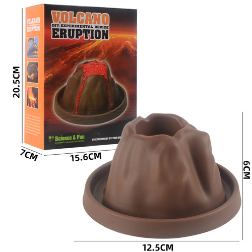 Children's DIY volcanic eruption science small experiment teaching toy set Early education parent-child interactive hand-made science and education