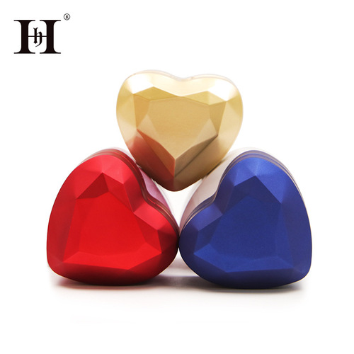 Heart-shaped LED jewelry box earrings ring box jewelry gift box pendant necklace box wholesale jewelry packaging box