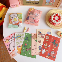 Adorable Little Bear Snack Self-Sealing Packaging Bag, Instagram Style Girl Heart Cookies and Candies Dividing Self-Adhesive Oilproof Paper Bags