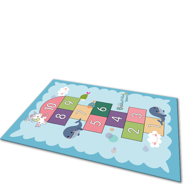 Cartoon carpet for home use for living room for bed
