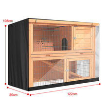 跨境爆款 4FT双层宠物兔笼防尘罩 210D牛津布 Rabbit Hutch Cover