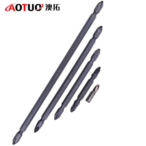 Double-head cross-head screwdriver bit, screwdriver bit, 65mm electric drill bit, electric screwdriver accessories