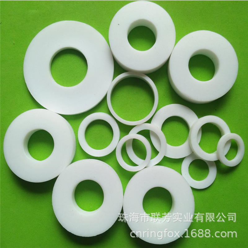 27*64*4铁氟龙垫圈 食品级塑料王垫圈 耐高温四氟密封圈 平价包邮