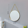 Poron -free wall -mounted dormitory dressing mirror wall -mounted bathroom mirror toilet mirror makeup mirror toilet mirror bathroom mirror