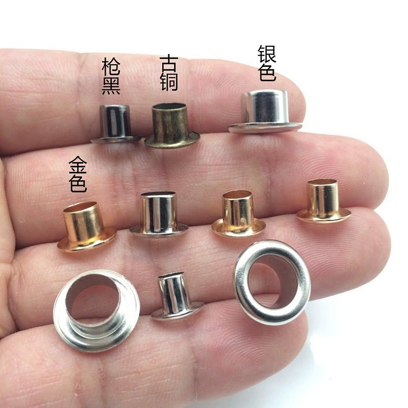 Оптовые пряжки-глазки с высоким креплением от производителя, 100 комплектов в упаковке, пряжки для ремней с высоким креплением, удлиненные пряжки-глазки для шнурков, круглые пряжки.