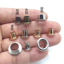 厂家批发 高脚气眼扣100套1包皮带孔扣子高脚加长鸡眼鞋带圆圈扣