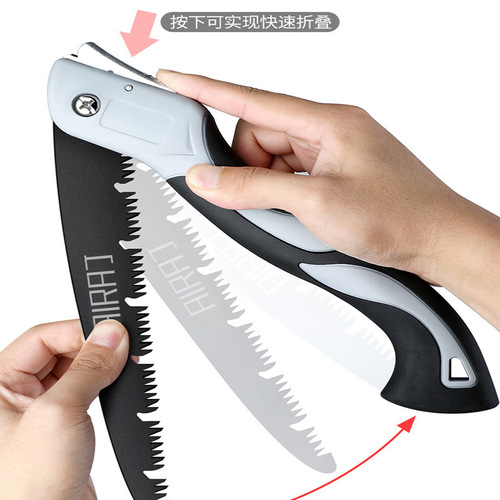 Arrizo woodworking saw sk5 steel hand saw household garden sawing artifact hacksaw logging folding saw wholesale